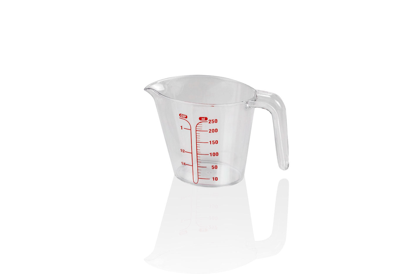 1-3pc Plastic Measuring Jug Set Stackable with Handle 1L 500ml 250ml  Kitchen Cup